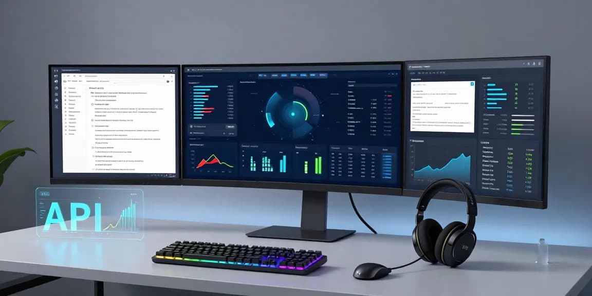 Waygrid: Advanced API infrastructure and management platform in a tech workspace.