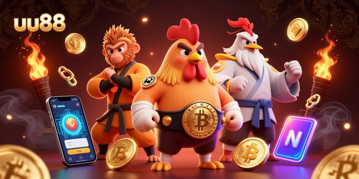 Bet big and win at uu88 with exciting casino elements and vibrant digital art.