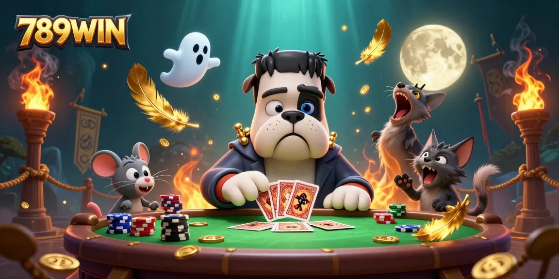 Engage in thrilling games at 789WIN with unique characters and vibrant casino atmosphere.