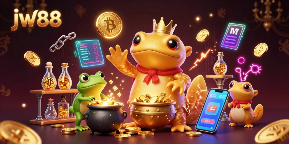 Experience the vibrant and dynamic world of jw88 online casino with magical characters and lively gaming elements.