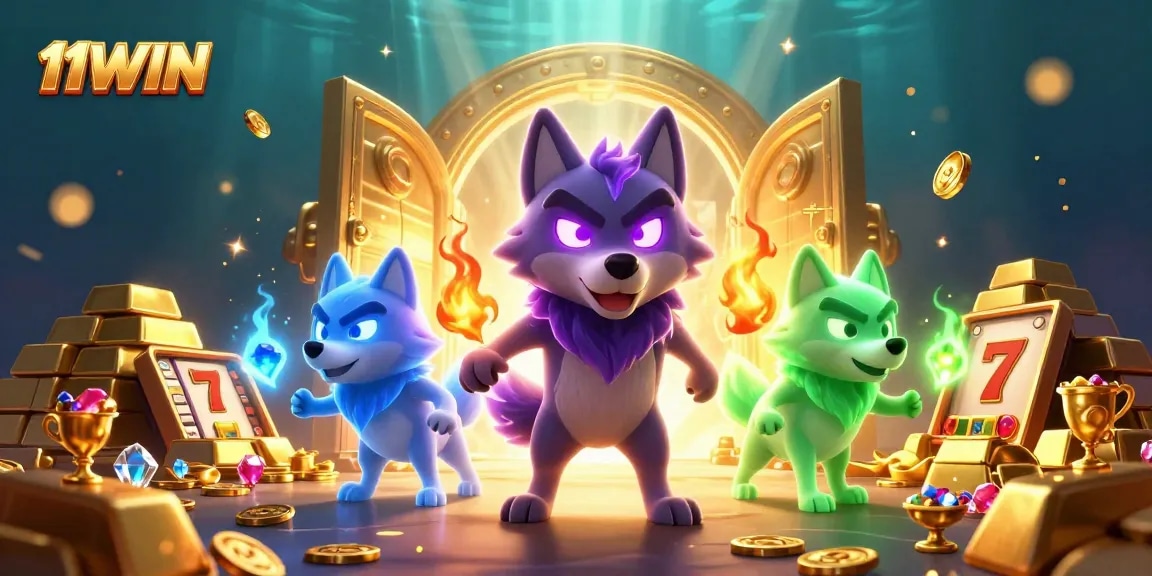 Win big at 11WIN with captivating slots featuring dazzling treasures and glowing supernatural elements.