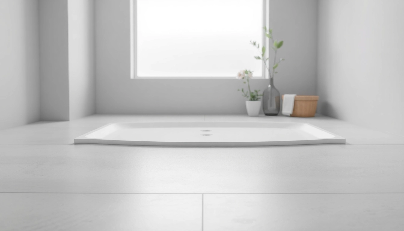 Showcase of a modern shower base shower in a beautifully designed bathroom