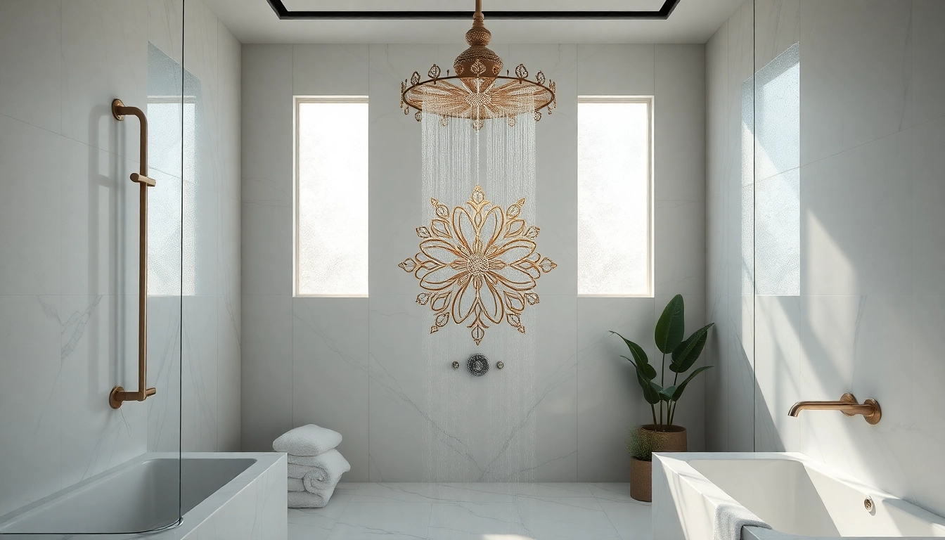 Transform your bathing experience with elegant showers au featuring luxurious fixtures and serene design.