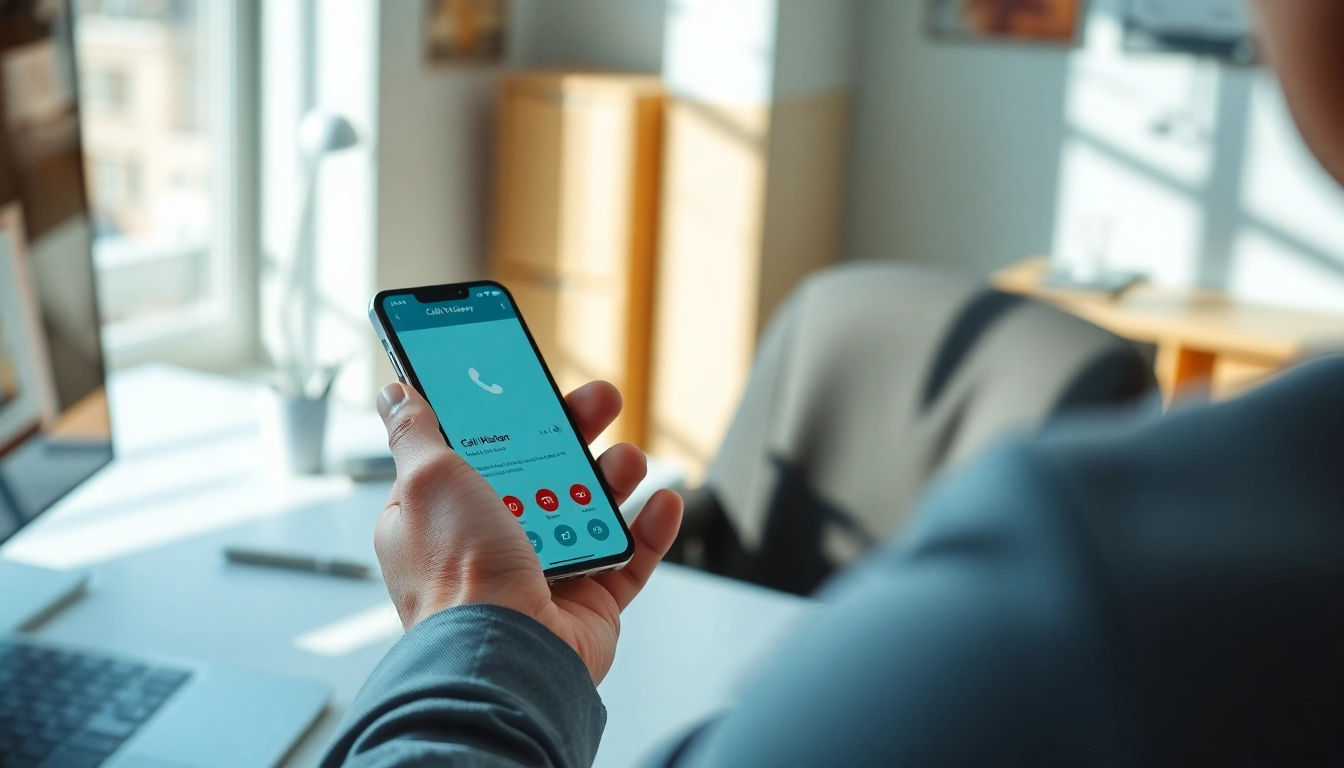 Utilizing a digital call history checker app on a smartphone for effective communication tracking.