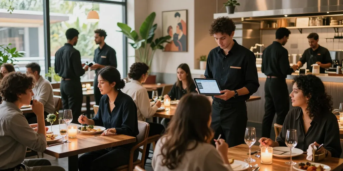 Restaurant booking software enhances guest experience in a cozy dining scene