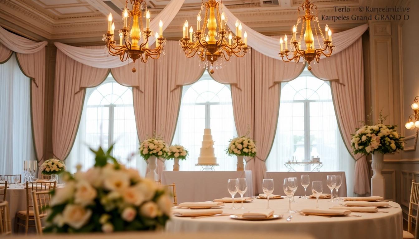 Experience the Best Wedding Venue Jacksonville with a beautifully set indoor wedding scene.