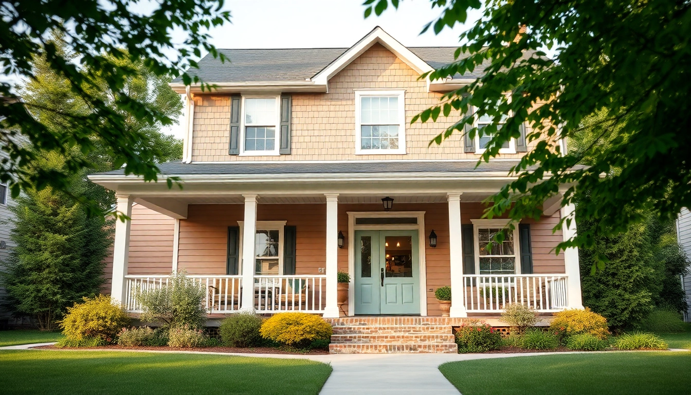 Colonial home renovation showcasing traditional features with modern upgrades in a serene setting.