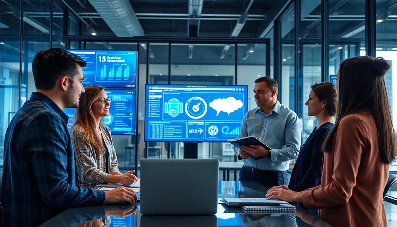 Find reliable msp companies near me delivering expert IT solutions with a professional team in a modern workspace.