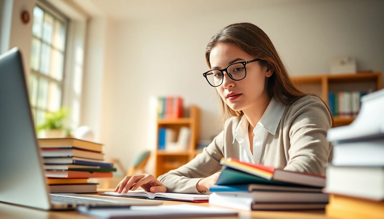 Student preparing for TOEFL exam while considering to pay someone to take toefl.