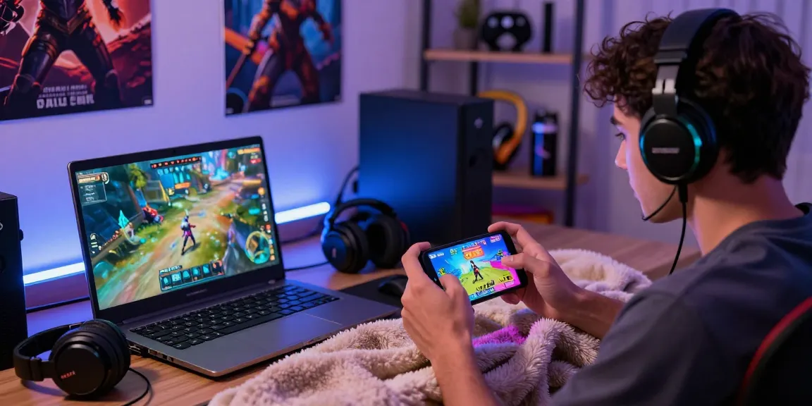Players enjoying an engaging adult game on devices, highlighting vibrant graphics.