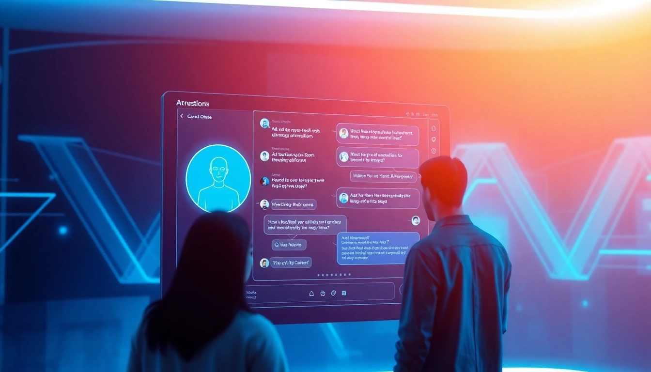 Engaging Crushon AI chat interface with vibrant colors and modern design