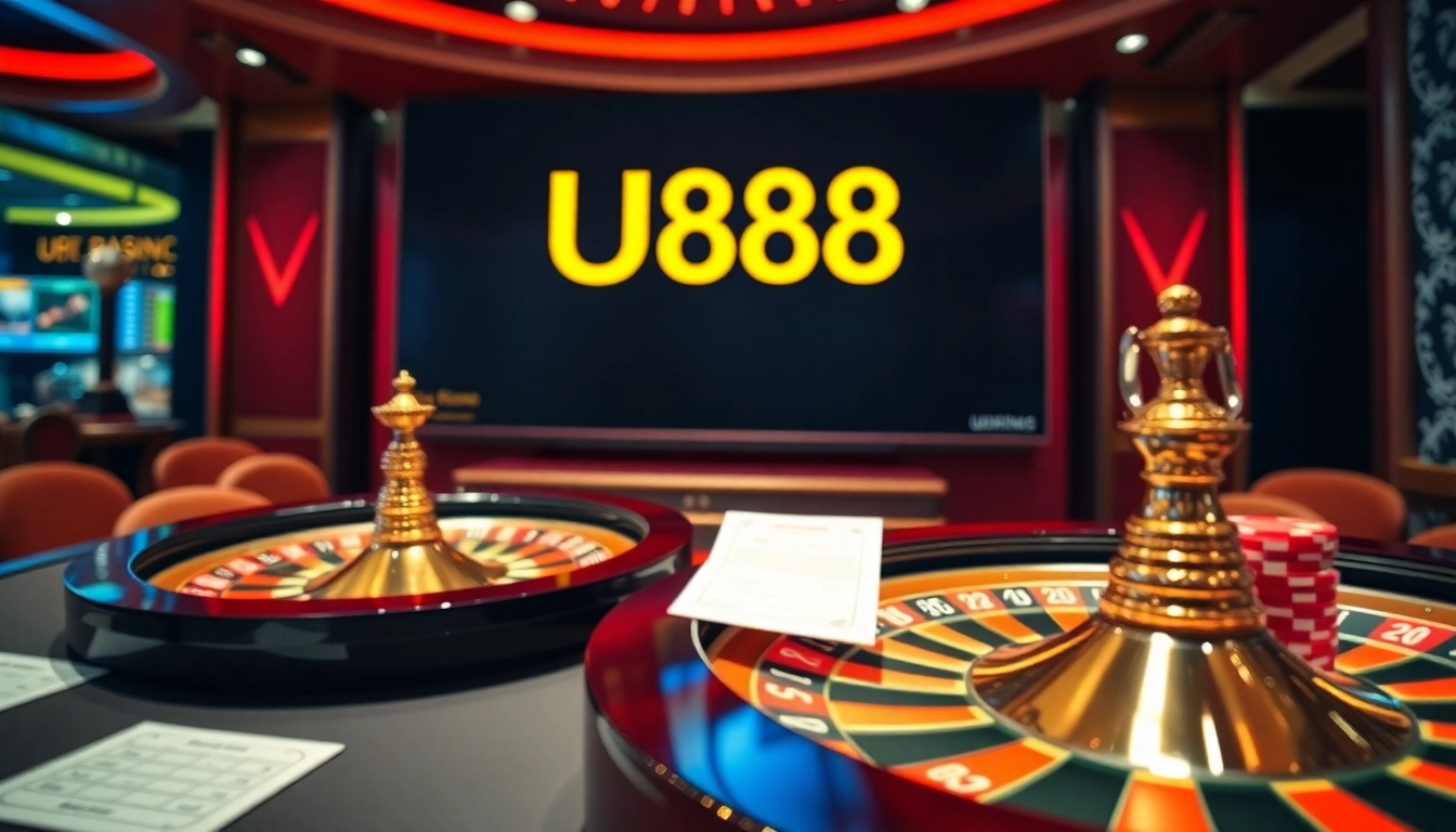 Experience thrilling gaming action at U888 with sophisticated casino elements.