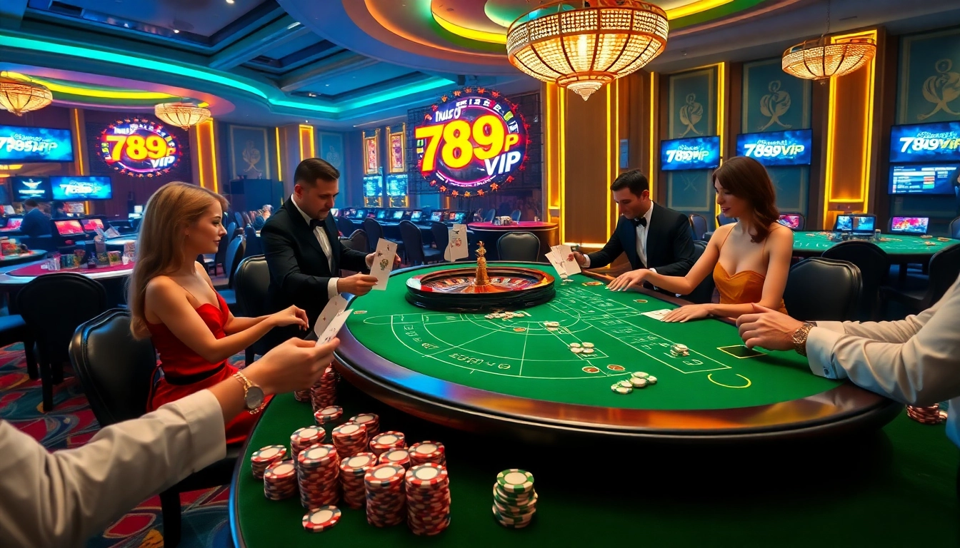Experience the excitement of 789p vip gaming with luxury tables, vibrant chips, and professional dealers.