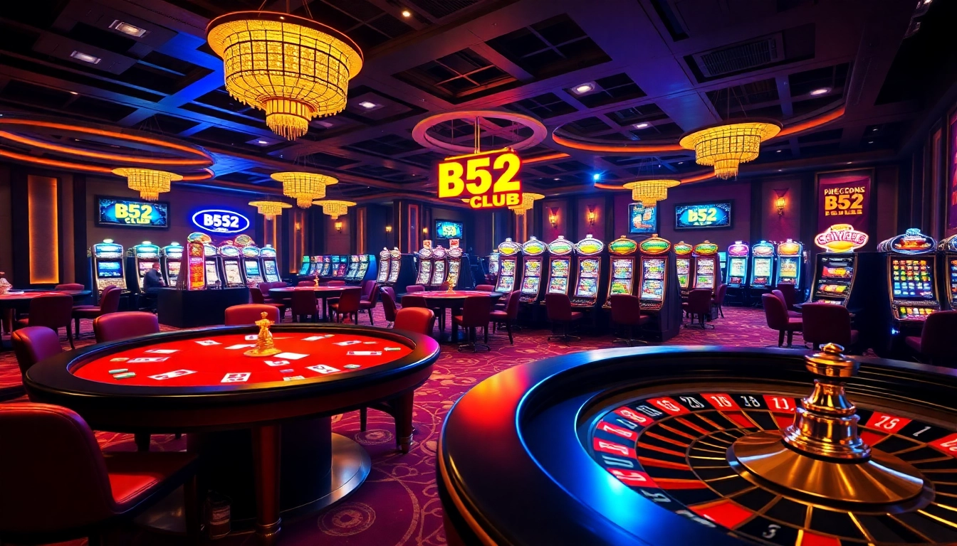 B52 CLUB offers an exciting online casino experience with vibrant games and professional tables.