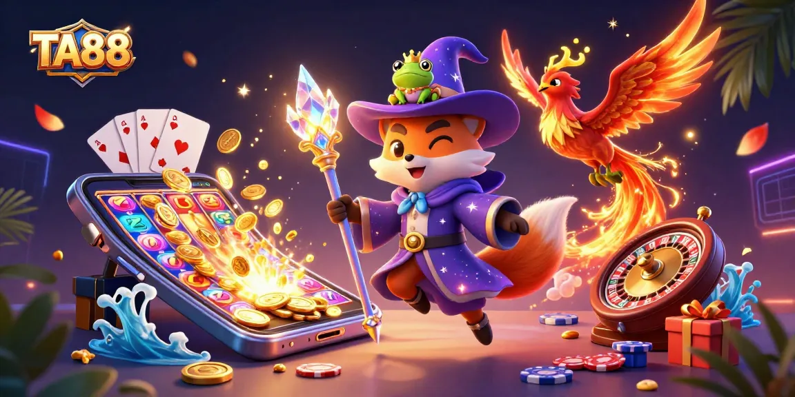 Engage with TA88's world of immersive slot experiences through vibrant graphics and magical characters.