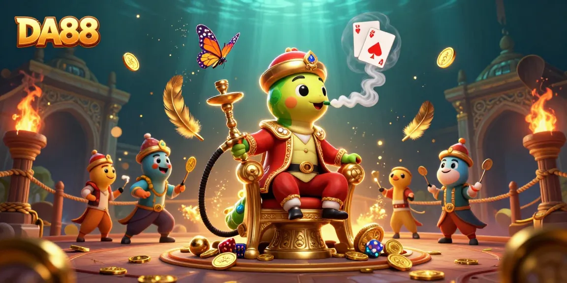 Experience high-stakes gaming at DA88 with a vibrant casino scene showcasing excitement