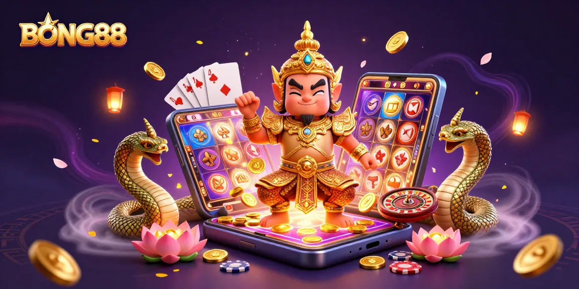 BONG88 offers thrilling gaming experiences with vibrant slot machines and dynamic casino elements.