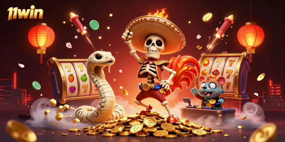 Experience winning moments with 11WIN in a vibrant casino scene full of excitement and dynamic games.