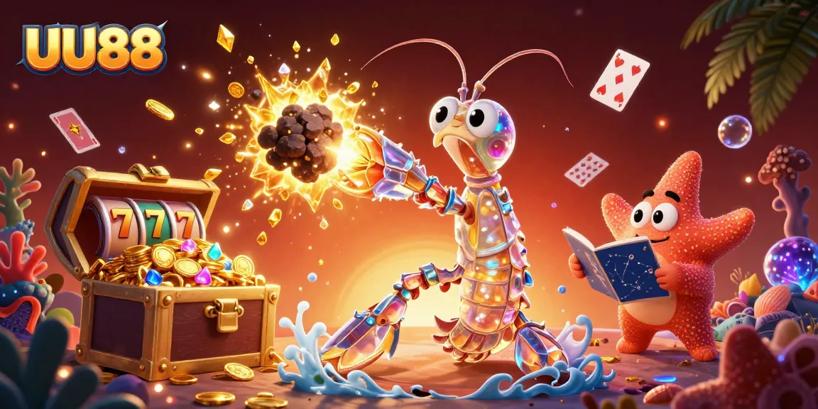 Experience UU88's dynamic gaming universe with slots bursting with treasures and galactic heroes.