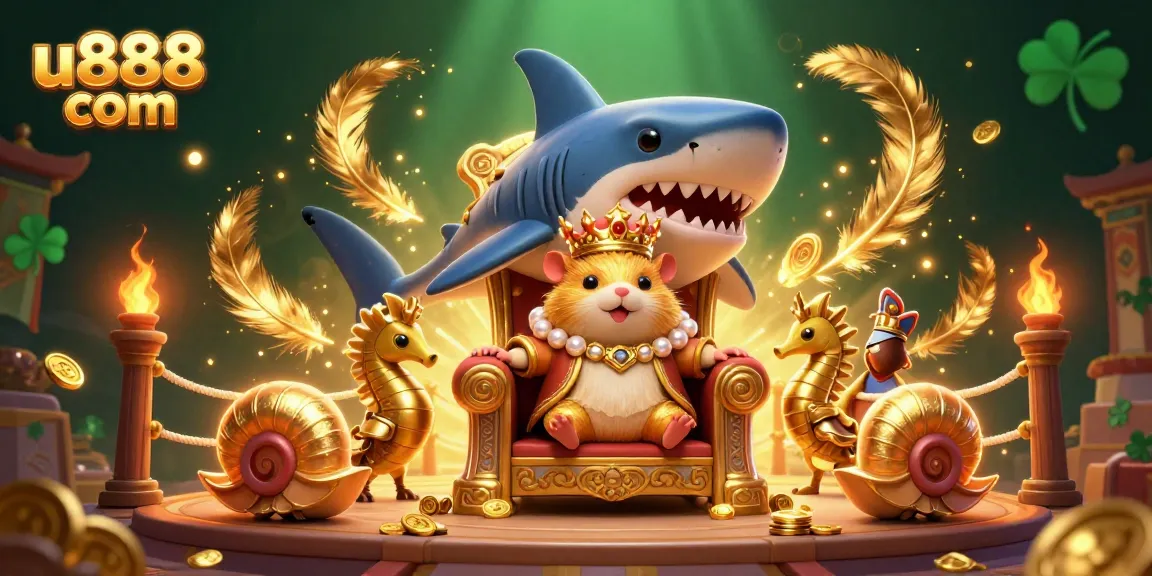 Experience thrilling gaming at u888 com with the fierce golden hamster king and spectacular casino elements.