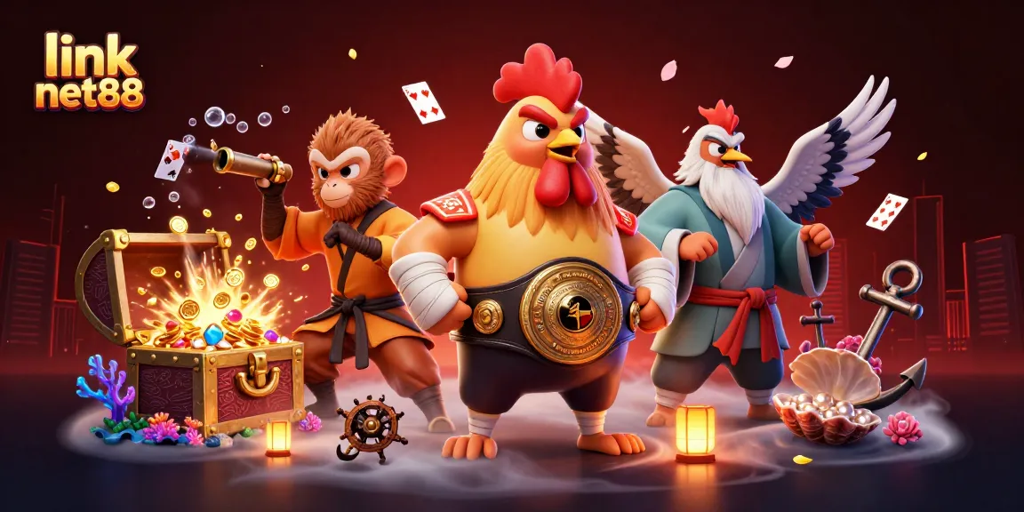 Experience the thrill of link net88 with vibrant casino characters and exciting game elements.