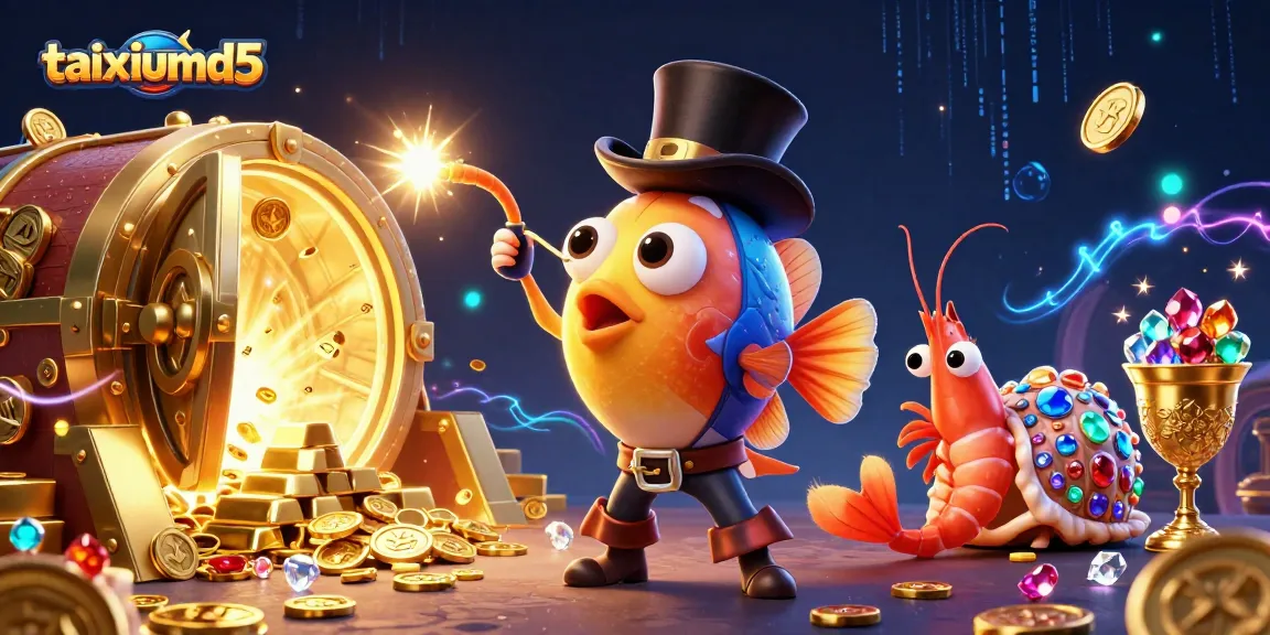 Engage with the thrilling taixiumd5 casino experience as anglerfish, shrimp, and sea snail attract coins and treasures.