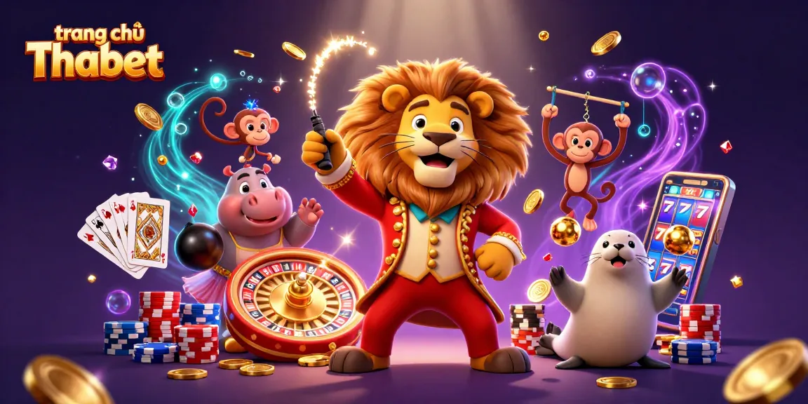 Experience the excitement of gameplay at trang chủ Thabet with vibrant characters and casino elements.